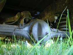 Green 1989 Land Rover Defender