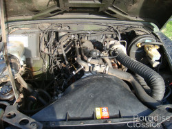 Green 1989 Land Rover Defender