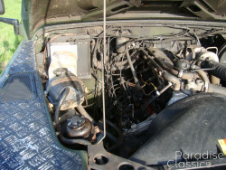 Green 1989 Land Rover Defender