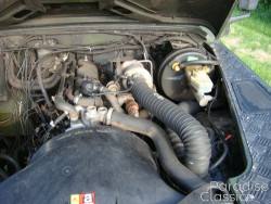 Green 1989 Land Rover Defender