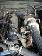 Green 1989 Land Rover Defender