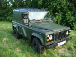 Green 1989 Land Rover Defender