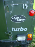 Green 1989 Land Rover Defender