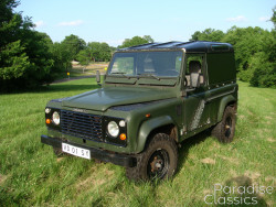 Green 1989 Land Rover Defender