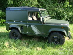 Green 1989 Land Rover Defender