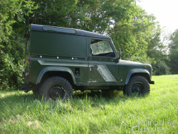 Green 1989 Land Rover Defender