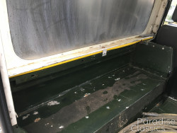 Green 1989 Land Rover Defender