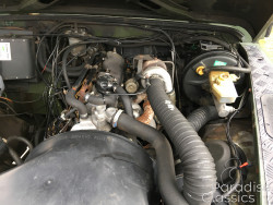 Green 1989 Land Rover Defender