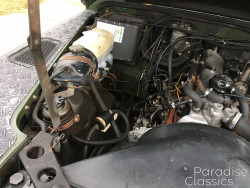 Green 1989 Land Rover Defender