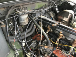 Green 1989 Land Rover Defender