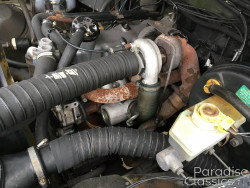 Green 1989 Land Rover Defender