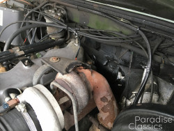 Green 1989 Land Rover Defender