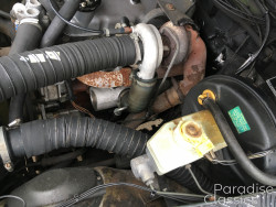 Green 1989 Land Rover Defender