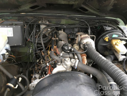 Green 1989 Land Rover Defender