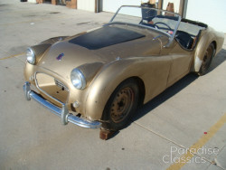 Gold 1955 Triumph TR-2