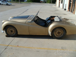 Gold 1955 Triumph TR-2
