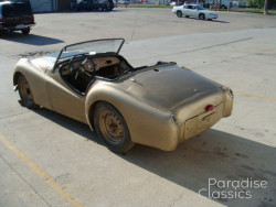 Gold 1955 Triumph TR-2