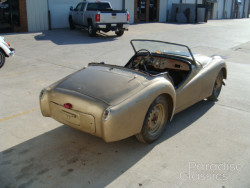 Gold 1955 Triumph TR-2