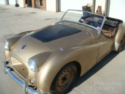 Gold 1955 Triumph TR-2