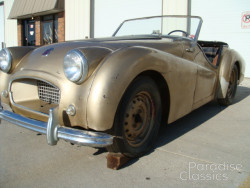 Gold 1955 Triumph TR-2