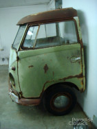 Green 1959 Volkswagen Bus