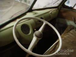Green 1959 Volkswagen Bus