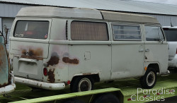 White 1969 Volkswagen Bus