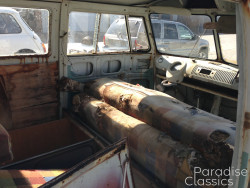 Green 1962 Volkswagen Bus