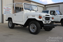 White 1981 Toyota Land Cruiser