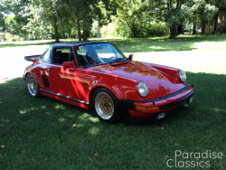 Red 1977 Porsche 911