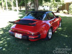 Red 1977 Porsche 911
