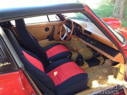 Red 1977 Porsche 911