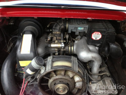 Red 1977 Porsche 911