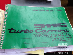 Red 1977 Porsche 911