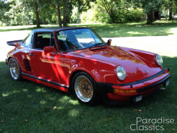 Red 1977 Porsche 911 Targa