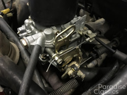 White with Red 1986 Citroen 2CV Carburetor Rebuild