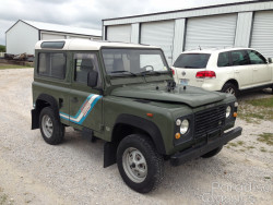 Green 1991 Land Rover Defender 90